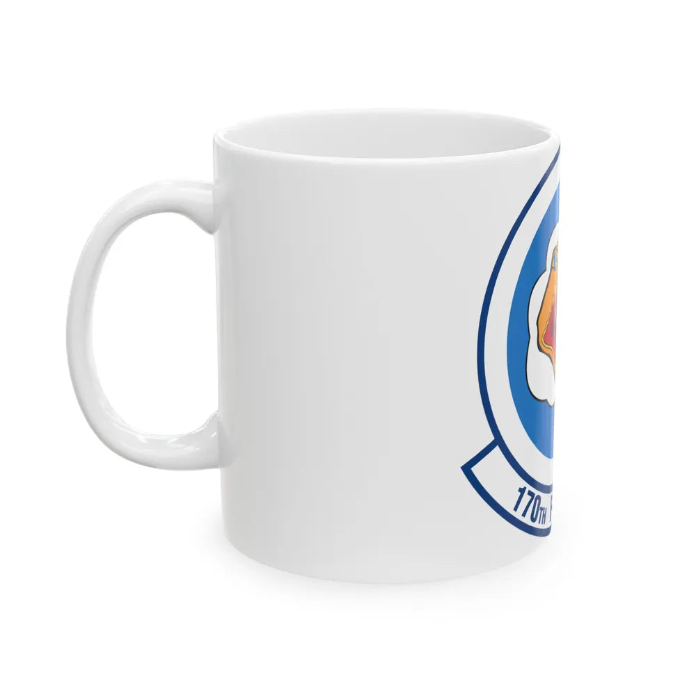 170 Fighter Squadron (U.S. Air Force) White Coffee Mug-Go Mug Yourself