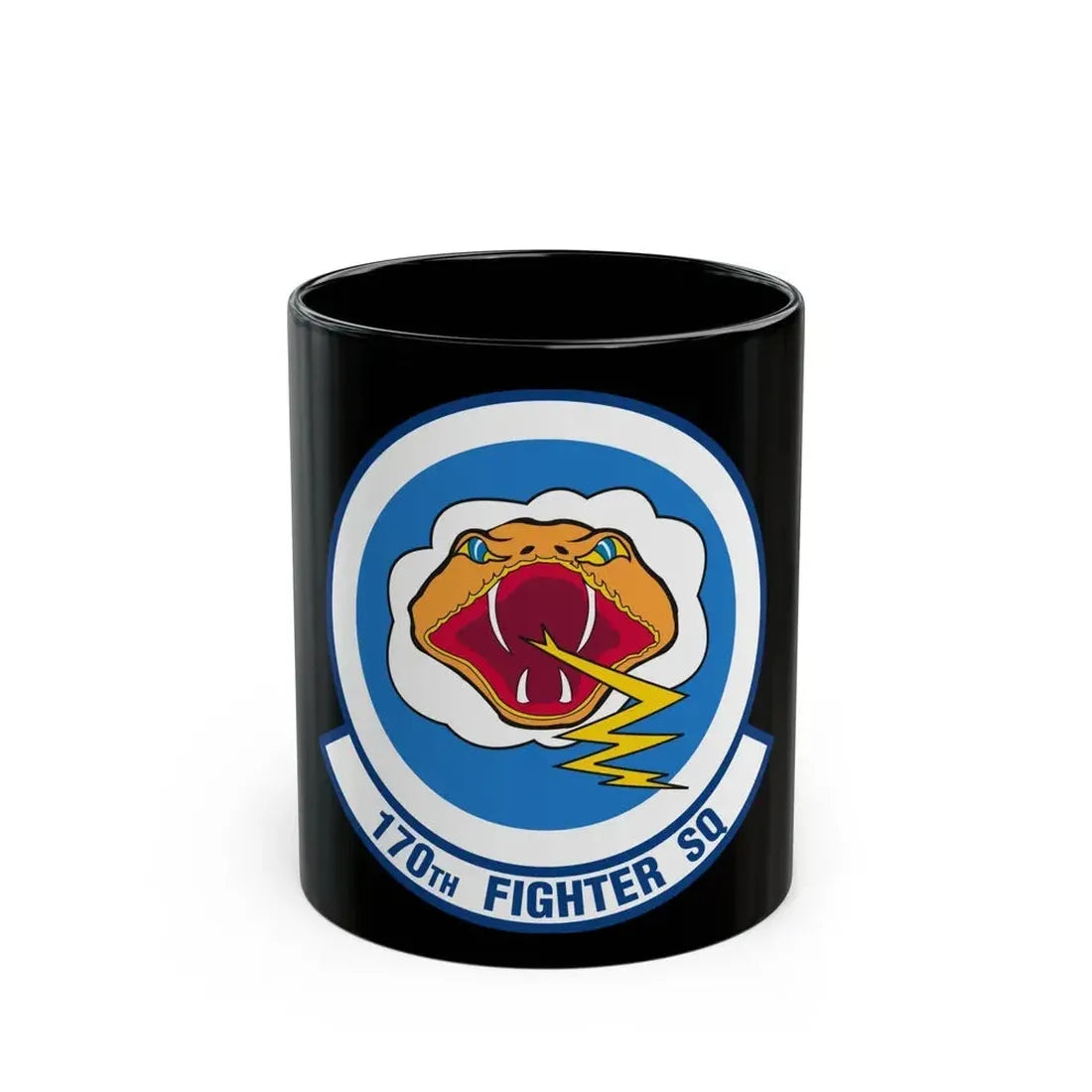 170 Fighter Squadron (U.S. Air Force) Black Coffee Mug 11oz - Go Mug Yourself