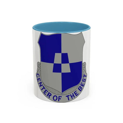 170 Maintenance Company (U.S. Army) Accent Coffee Mug 11oz Light Blue - Go Mug Yourself