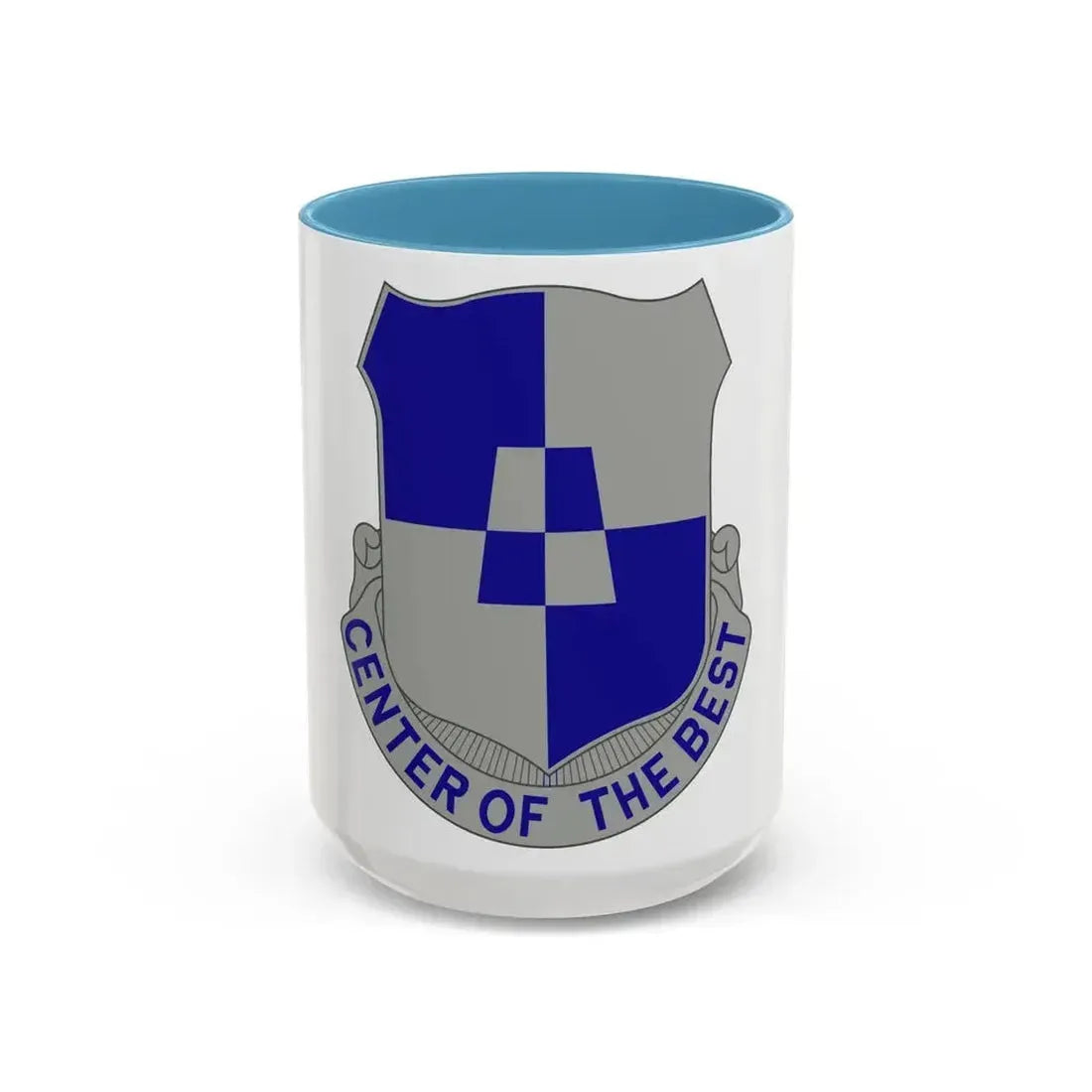 170 Maintenance Company (U.S. Army) Accent Coffee Mug 15oz Light Blue - Go Mug Yourself