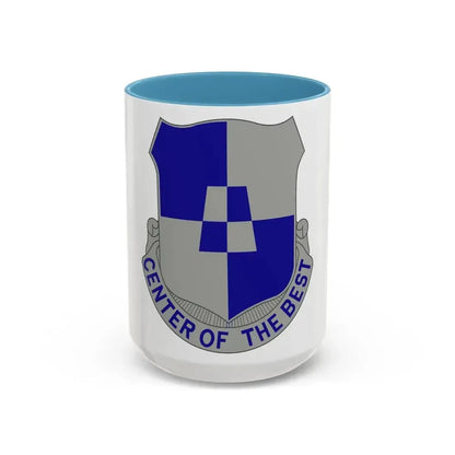 170 Maintenance Company (U.S. Army) Accent Coffee Mug 15oz Light Blue - Go Mug Yourself