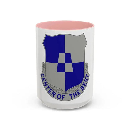 170 Maintenance Company (U.S. Army) Accent Coffee Mug 15oz Pink - Go Mug Yourself
