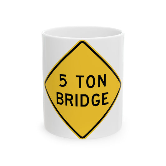 MUTCD-NY NYW3-19 (New York) (Road Sign) White Coffee Mug