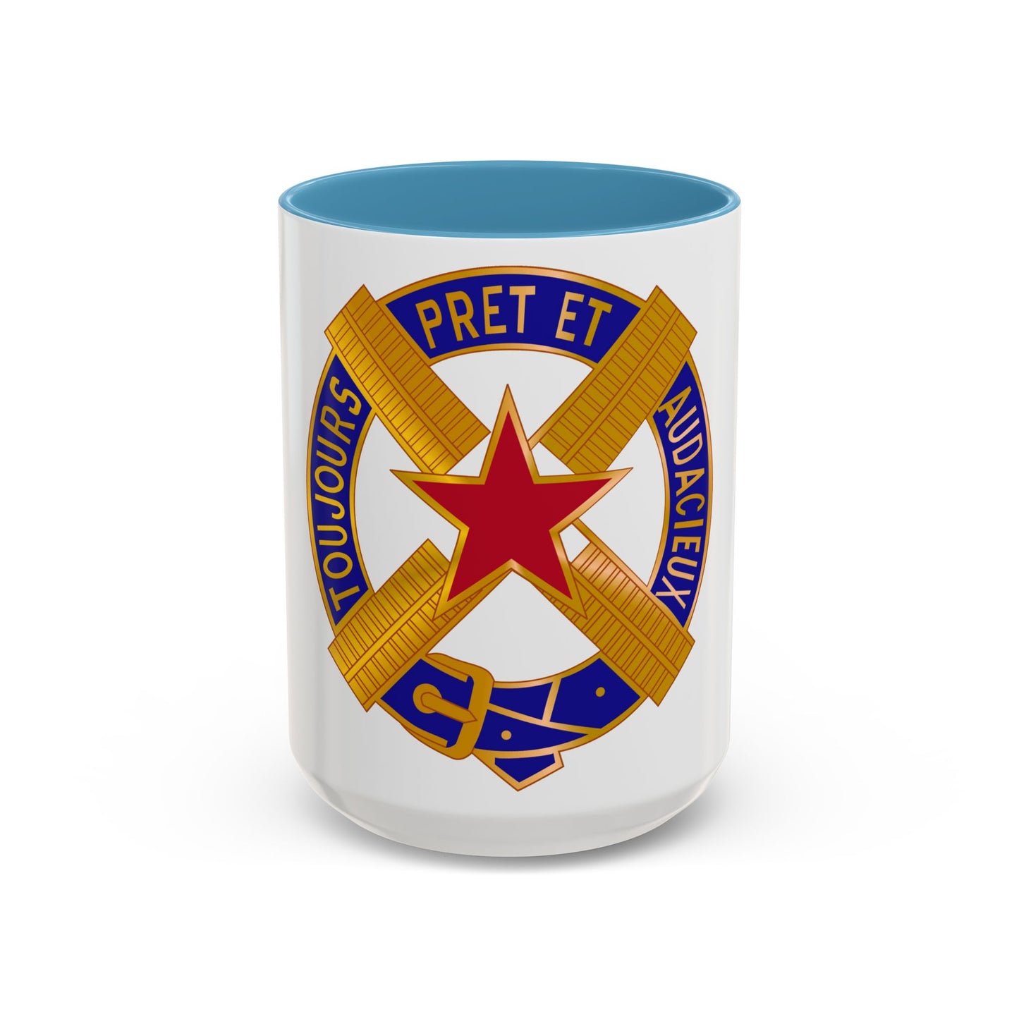 303 Cavalry Regiment USAR (U.S. Army) Accent Coffee Mug