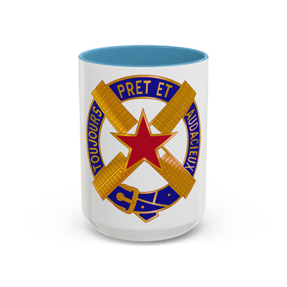 303 Cavalry Regiment USAR (U.S. Army) Accent Coffee Mug