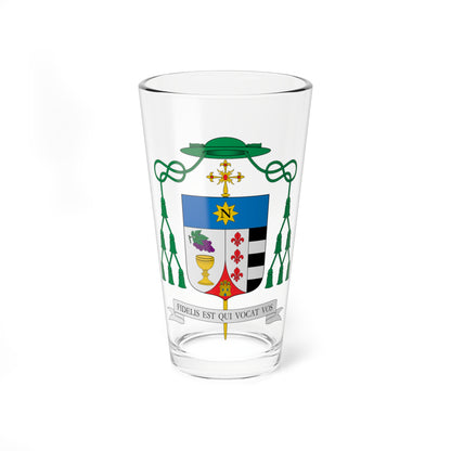 Escudo de Abilio Martínez Varea (Spain) (Coat of Arms) Pint Glass 16oz