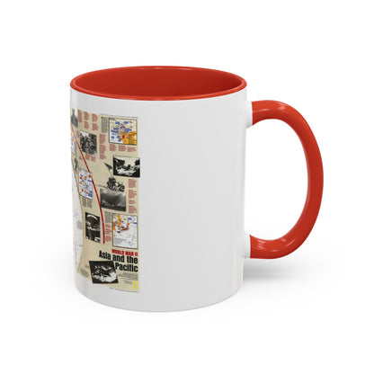World War II- Asia and the Pacific (1991) (Map) Accent Coffee Mug