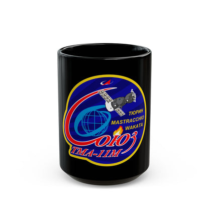 Soyuz TMA-11M (Soyuz Programme) Black Coffee Mug