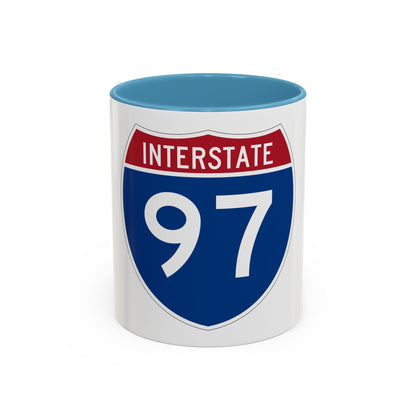 Interstate 97 (U.S. Highways) Accent Coffee Mug