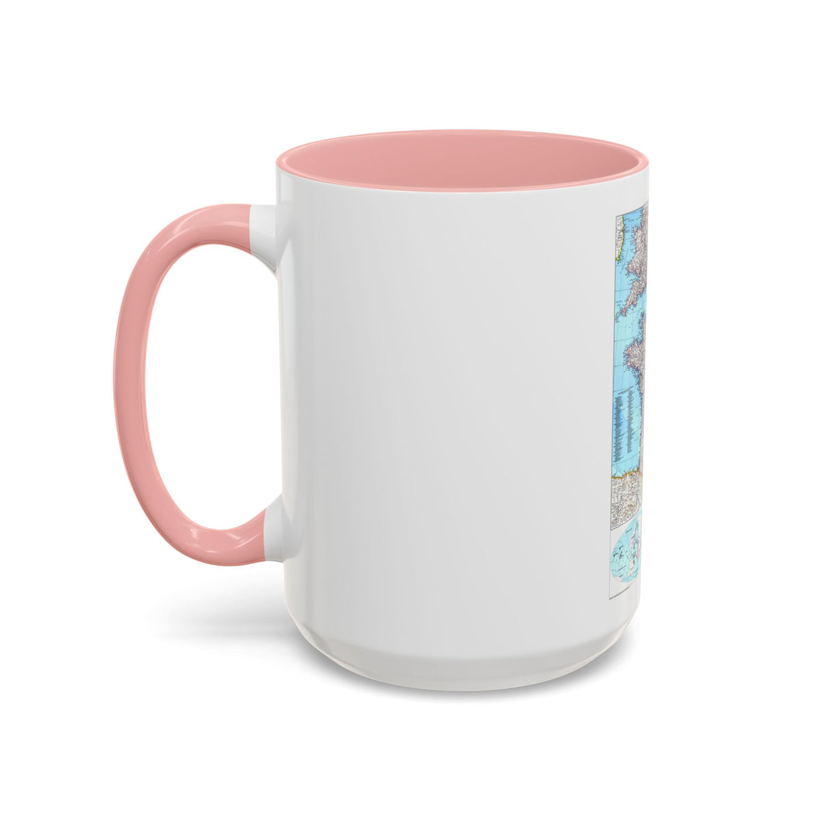 France (1989) (Map) Accent Coffee Mug