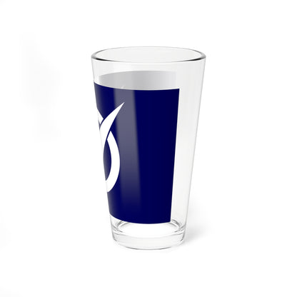 Flag of Satosho Okayama (Japan) Pint Glass 16oz