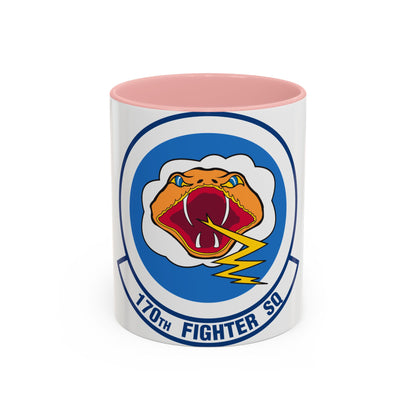 170 Fighter Squadron (U.S. Air Force) Accent Coffee Mug