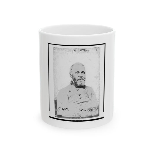 Hugh W. Mercer, Of Georgia, Brigadier General, C.S.A., Half-Length Portrait, Facing Right (U.S. Civil War) White Coffee Mug