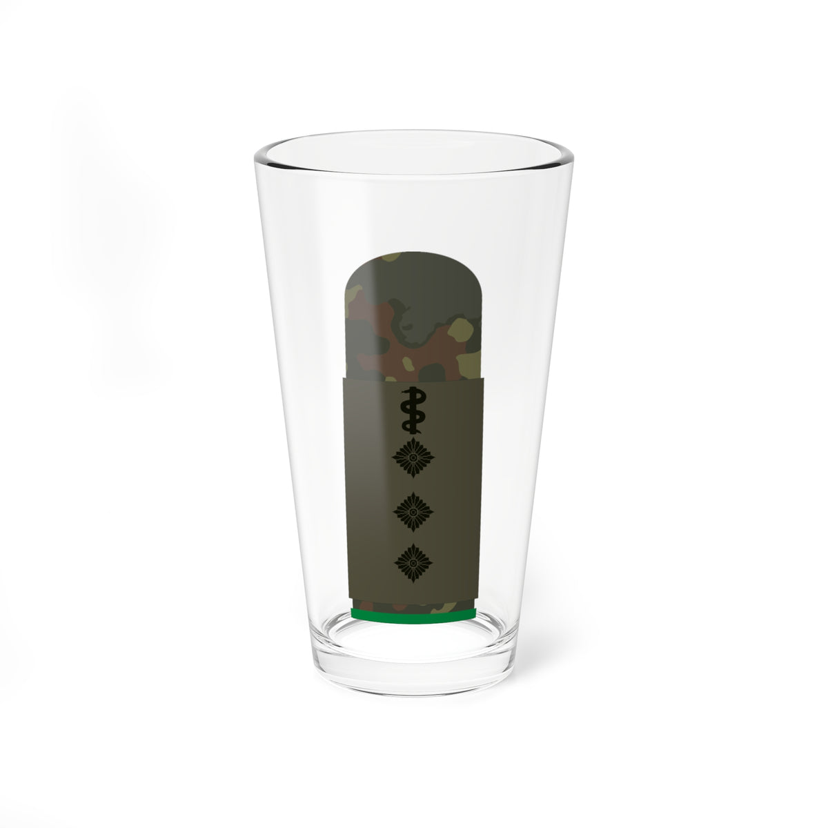 HA OS5 43b Stabsarzt FSchJg HMx L (Military Rank) Pint Glass 16oz