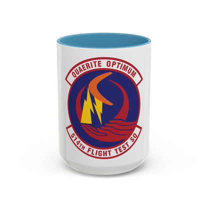 514th Flight Test Squadron (U.S. Air Force) Accent Coffee Mug