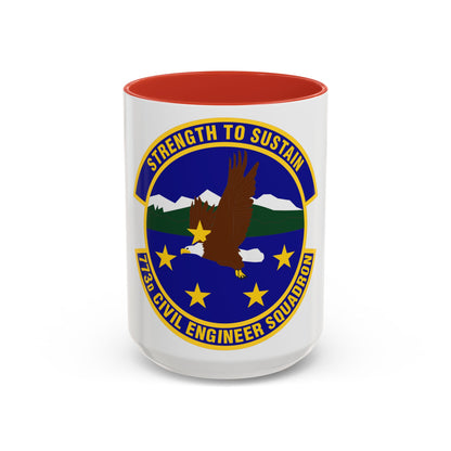 773 Civil Engineer Squadron PACAF (U.S. Air Force) Accent Coffee Mug