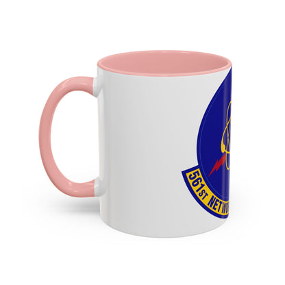 561 Network Operations Squadron ACC (U.S. Air Force) Accent Coffee Mug