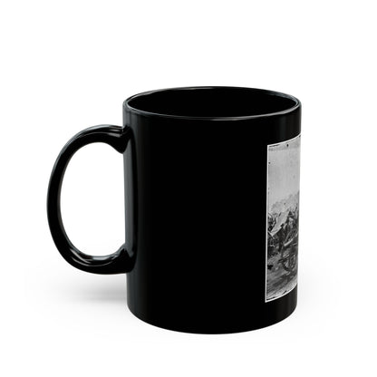 The Peninsula, Va. A 12-Pdr. Howitzer Gun Captured By Butterfield's Brigade Near Hanover Court House, May 27, 1862 (U.S. Civil War) Black Coffee Mug
