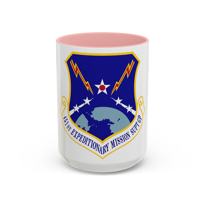 451st Expeditionary Mission Support Group (U.S. Air Force) Accent Coffee Mug