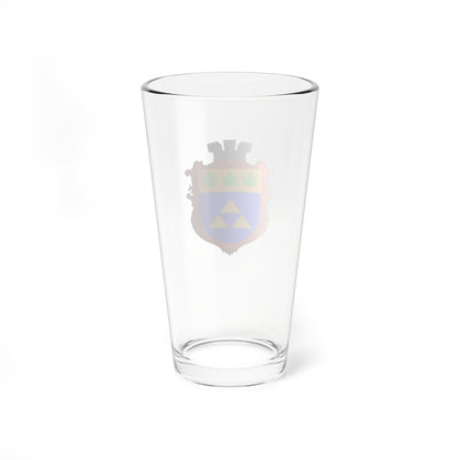 Novoyavorivsk coat of arms (Ukraine) (Coat of Arms) Pint Glass 16oz