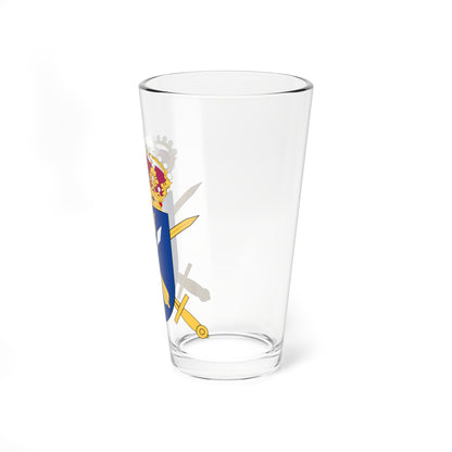 Dalregementsgruppen vapen (Sweden) (Coat of Arms) Pint Glass 16oz