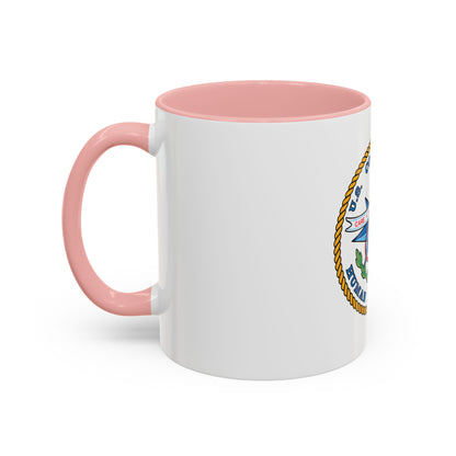 USCG Human Resources (U.S. Coast Guard) Accent Coffee Mug