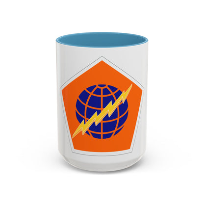 505 Signal Brigade (U.S. Army) Accent Coffee Mug