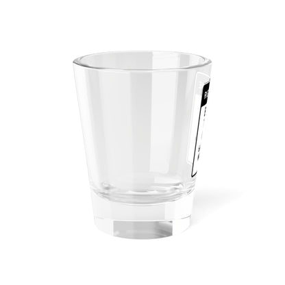 MUTCD-CA SR60-8 (California) (Road Sign) Shot Glass 1.5oz