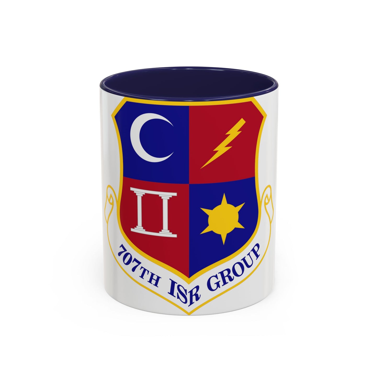 707 Intelligence Surveillance and Reconnaissance Group AFISRA (U.S. Air Force) Accent Coffee Mug