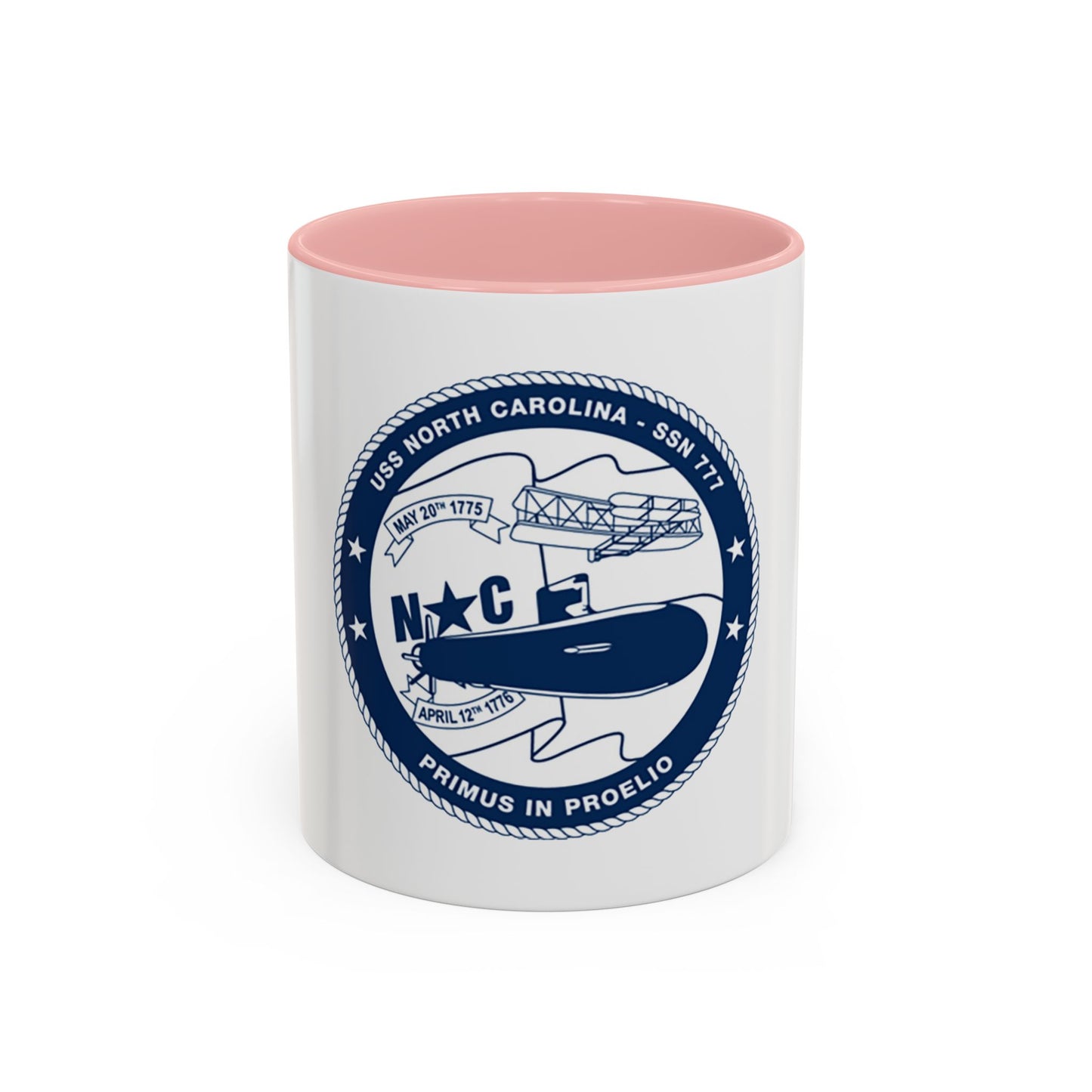 USS North Carolina SSN 777 (U.S. Coast Guard) Accent Coffee Mug