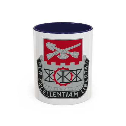 206 Engineer Battalion (U.S. Army) Accent Coffee Mug