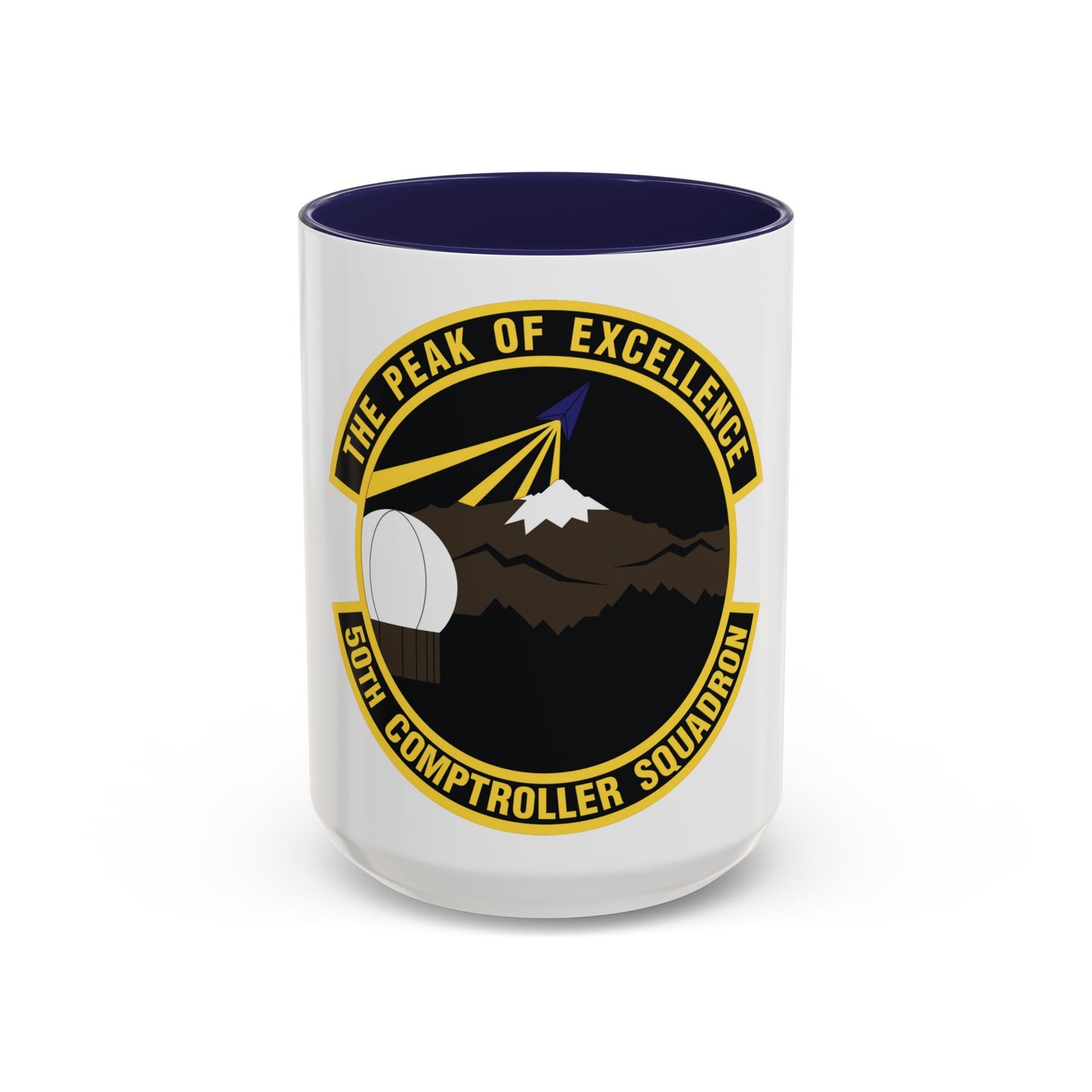 50th Comptroller Squadron (U.S. Air Force) Accent Coffee Mug