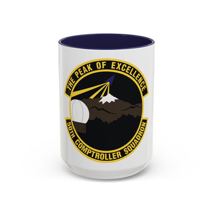 50th Comptroller Squadron (U.S. Air Force) Accent Coffee Mug