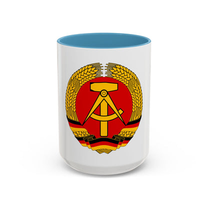 Coat of arms of East Germany - Accent Coffee Mug
