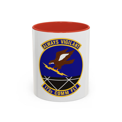 173d Communications Flight (U.S. Air Force) Accent Coffee Mug
