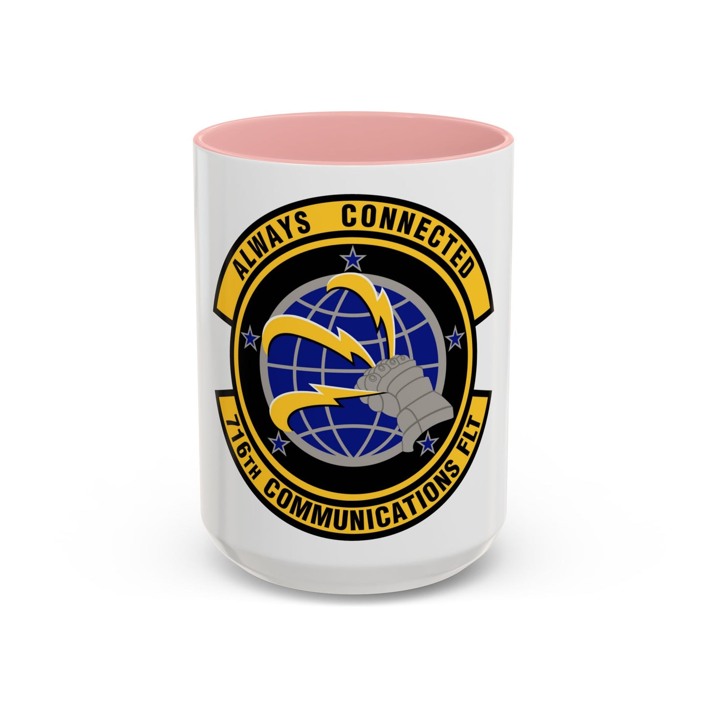 716th Communications Flight (U.S. Air Force) Accent Coffee Mug