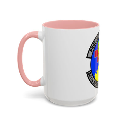 347th Aeromedical Dental Squadron (U.S. Air Force) Accent Coffee Mug