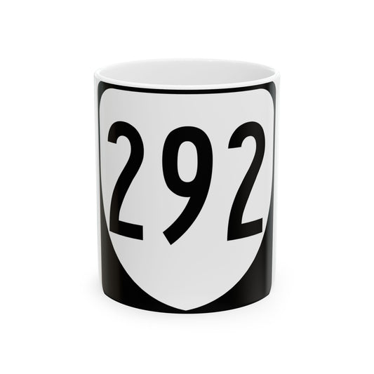 Virginia 292 1980 (Virginia) (Road Sign) White Coffee Mug