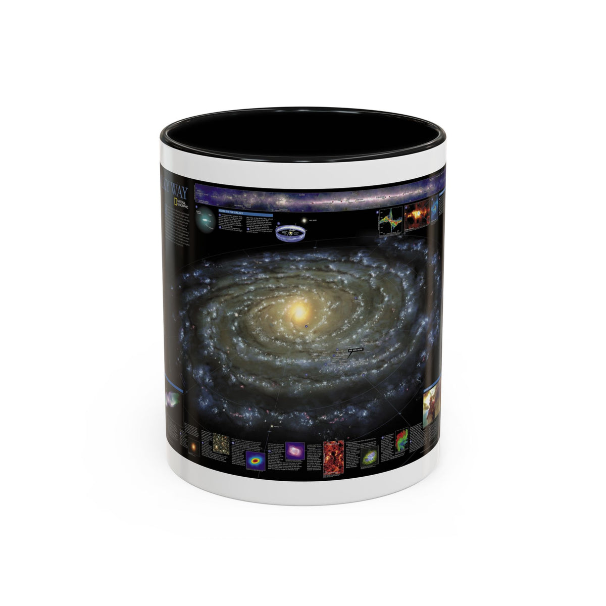 Space - Milky Way (2002) (Map) Accent Coffee Mug