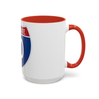Interstate 10 (U.S. Highways) Accent Coffee Mug