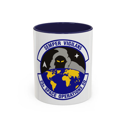 23d Space Operations Squadron (U.S. Air Force) Accent Coffee Mug