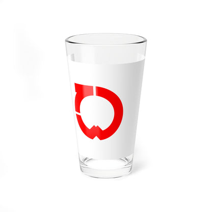 Flag of Tenei Fukushima (Japan) Pint Glass 16oz
