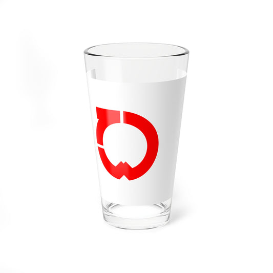 Flag of Tenei Fukushima (Japan) Pint Glass 16oz
