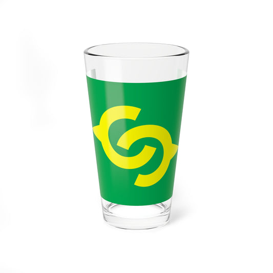 Flag of Shintomi Miyazaki (Japan) Pint Glass 16oz