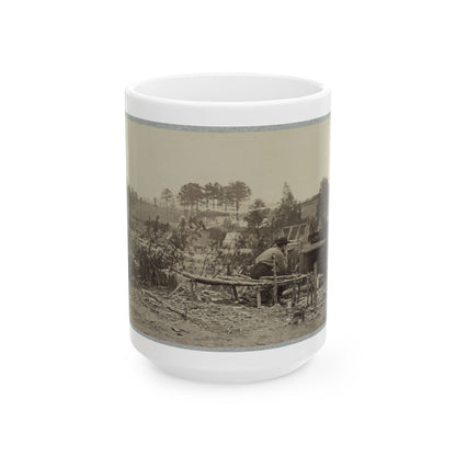 Abandoned Camp Of 9th Army Corps Near Falmouth, Va., February, 1863 (U.S. Civil War) White Coffee Mug