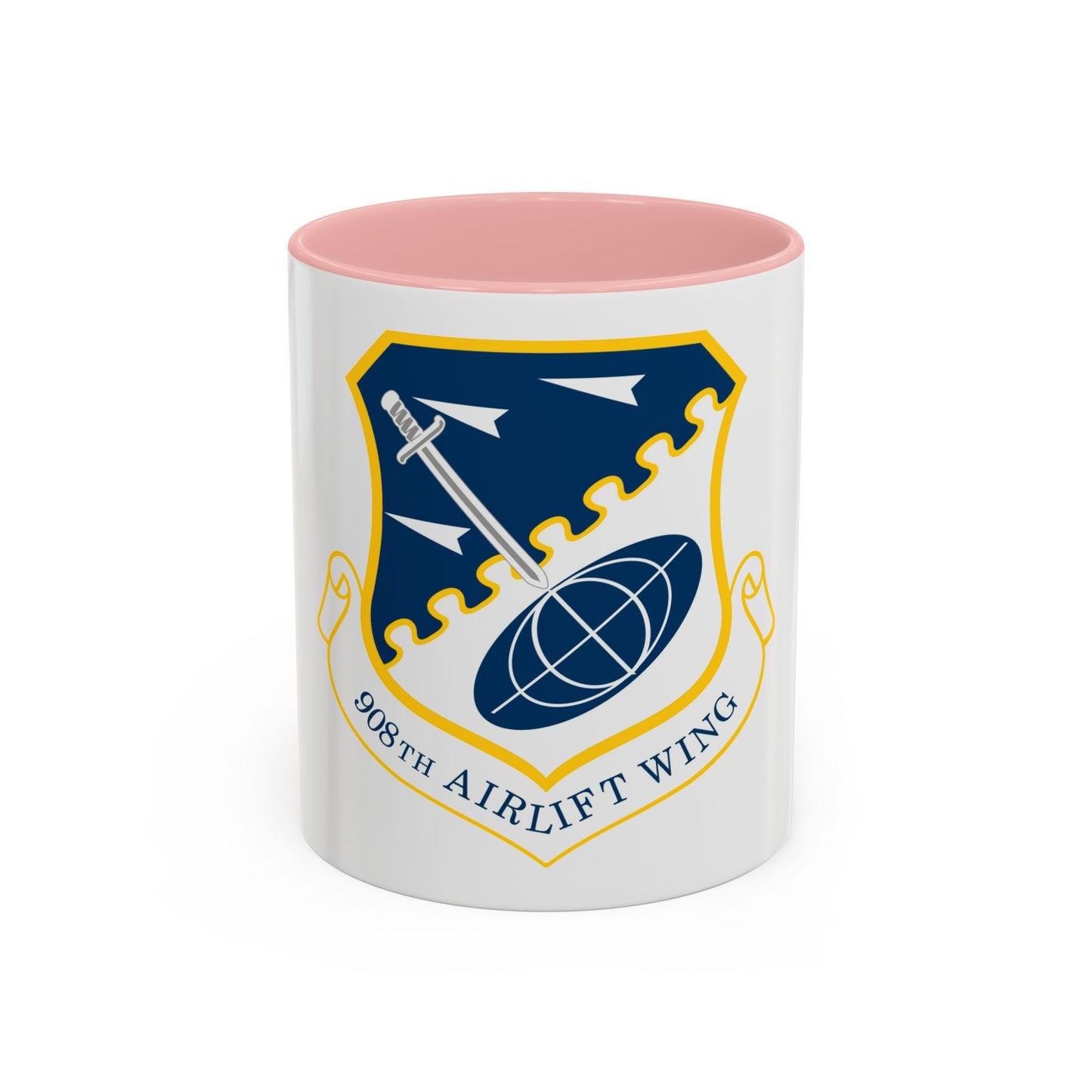 USAF 908th Airlift Wing (U.S. Air Force) Accent Coffee Mug