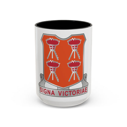 447 Signal Battalion (U.S. Army) Accent Coffee Mug
