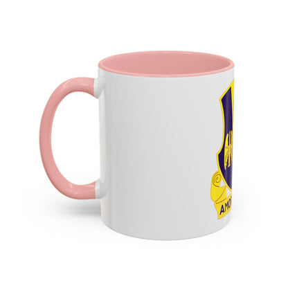 63 Antiaircraft Artillery Battalion (U.S. Army) Accent Coffee Mug
