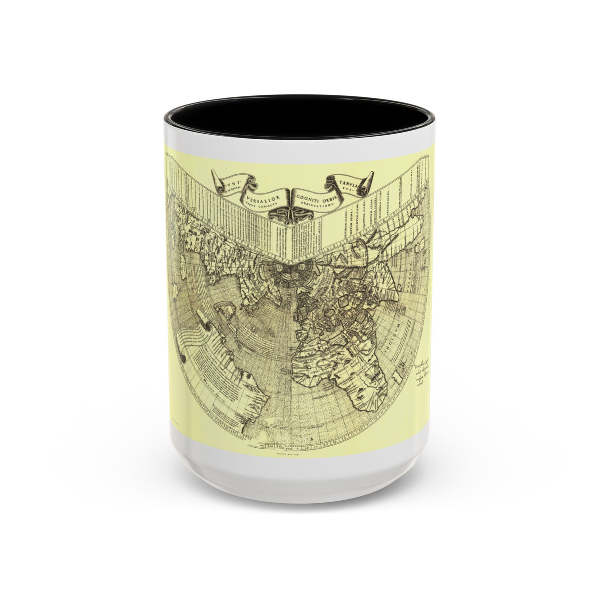 World Map - Ruysch (1508) (Map) Accent Coffee Mug