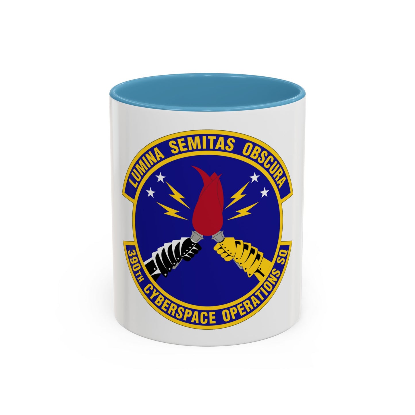 390 Cyberspace Operations Squadron ACC (U.S. Air Force) Accent Coffee Mug
